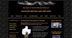 Desktop Screenshot of haunted-britain.com